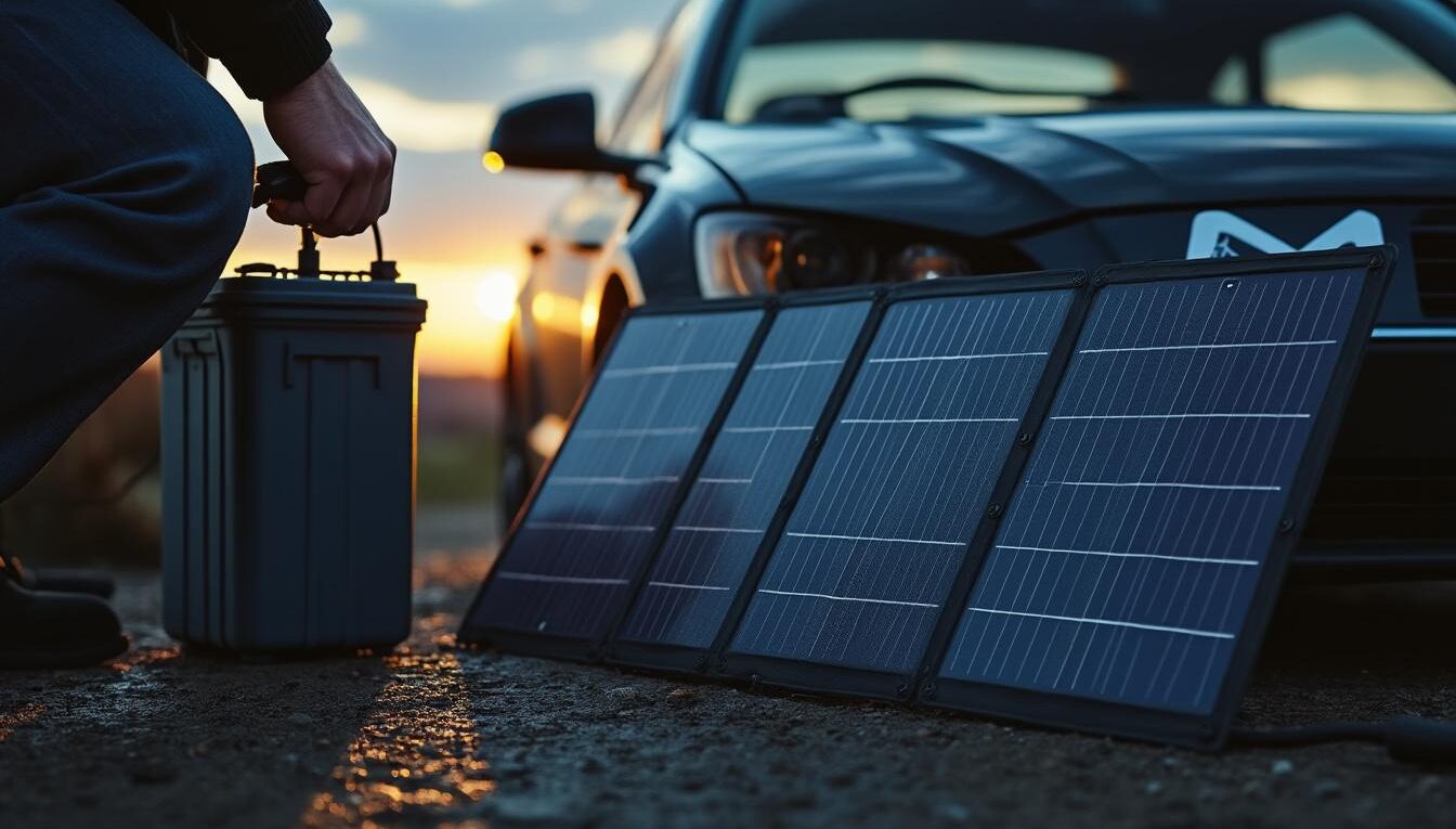 découvrez les dernières innovations en matière de panneaux solaires avec notre modèle pliable 4w 12v. idéal pour recharger efficacement la batterie de votre voiture, ce chargeur pratique allie performance et mobilité, vous offrant une solution écologique pour vos besoins énergétiques en déplacement.