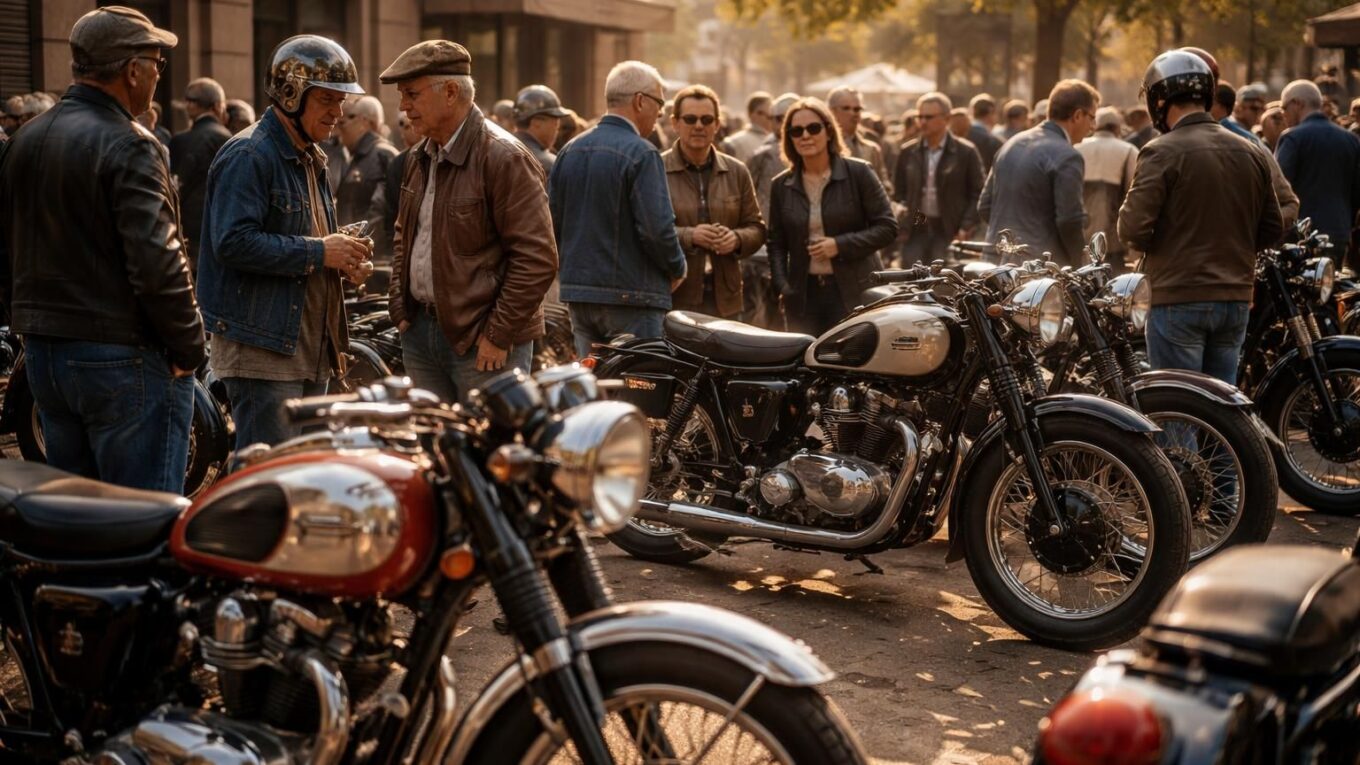découvrez les communautés passionnées de motos vintage, partagez votre passion et explorez des univers dédiés aux deux-roues classiques.