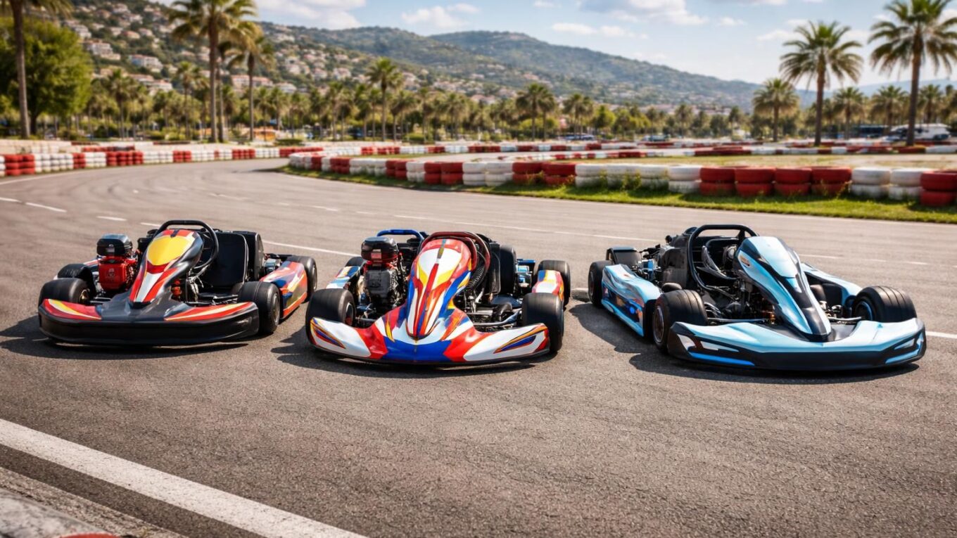 découvrez les différences entre les divers types de karts proposés sur les circuits de karting à nice pour choisir celui qui correspond le mieux à vos envies et à votre niveau.
