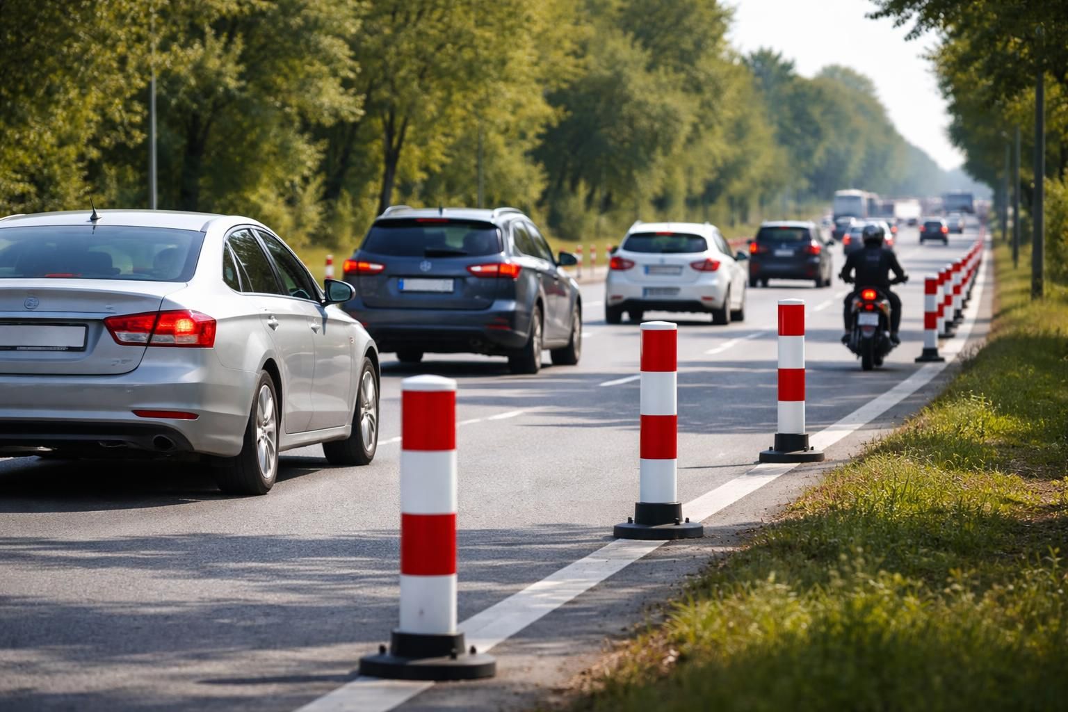 découvrez comment les poteaux de signalisation rouge et blanc influencent le comportement des conducteurs grâce à leur impact visuel, améliorant ainsi la sécurité routière.