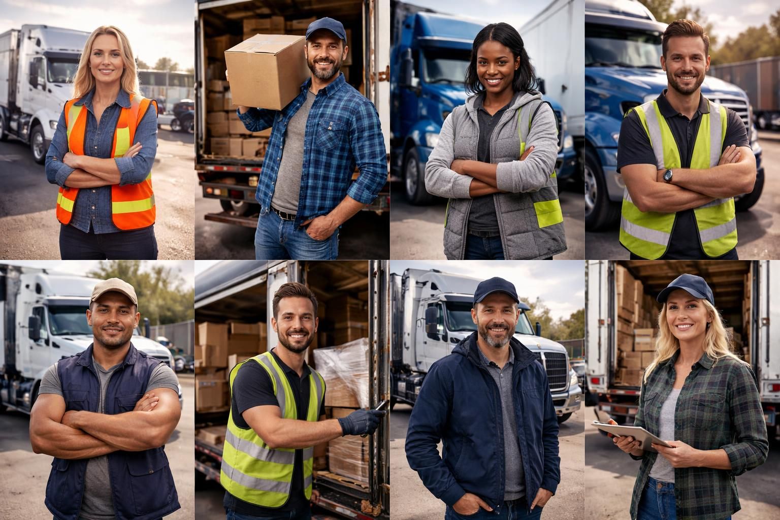 découvrez des portraits authentiques d'hommes et de femmes routiers, acteurs essentiels de la logistique, dans ce reportage captivant qui met en lumière leur quotidien et leur engagement.