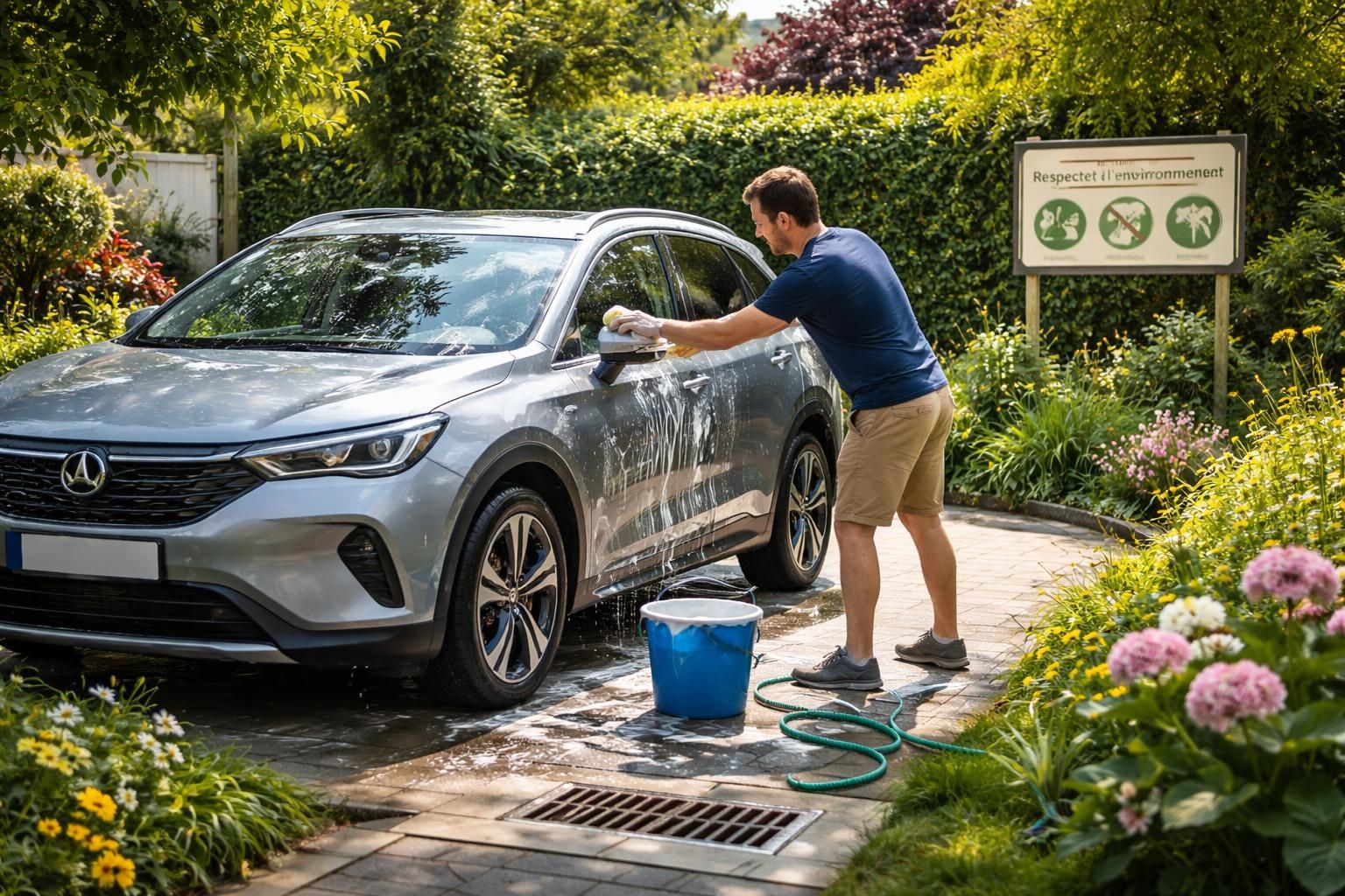découvrez si vous pouvez laver votre voiture dans votre jardin tout en respectant les réglementations locales en vigueur, pour un entretien responsable et conforme.