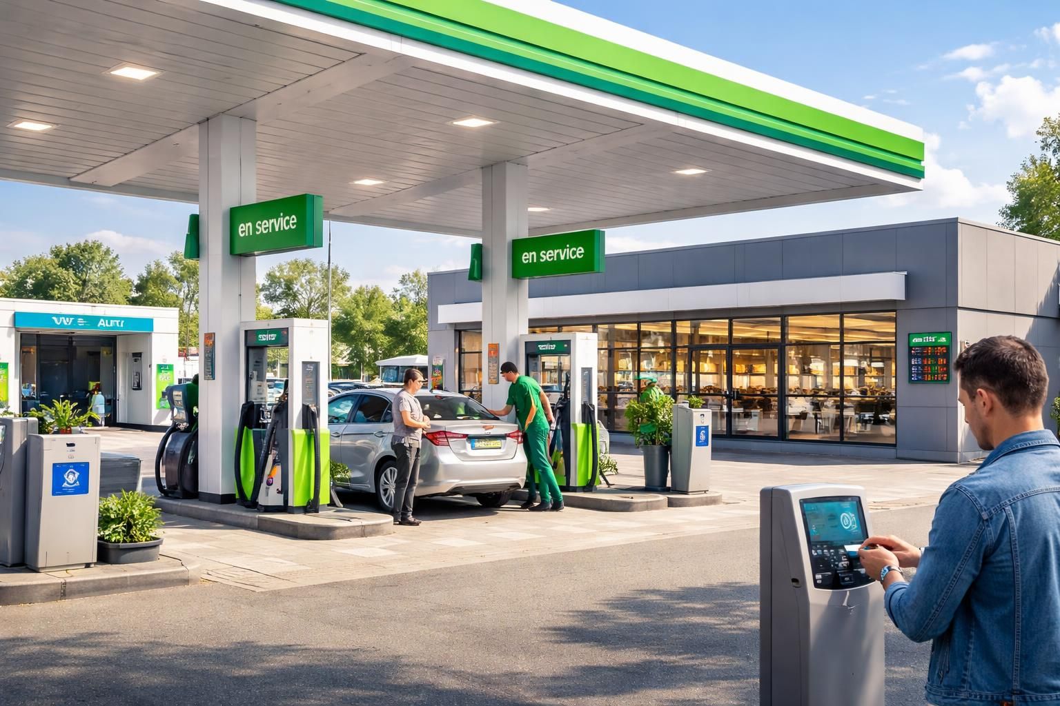 découvrez les horaires d'ouverture des stations-service, les services proposés et les modes de paiement acceptés pour un plein facilité et rapide.